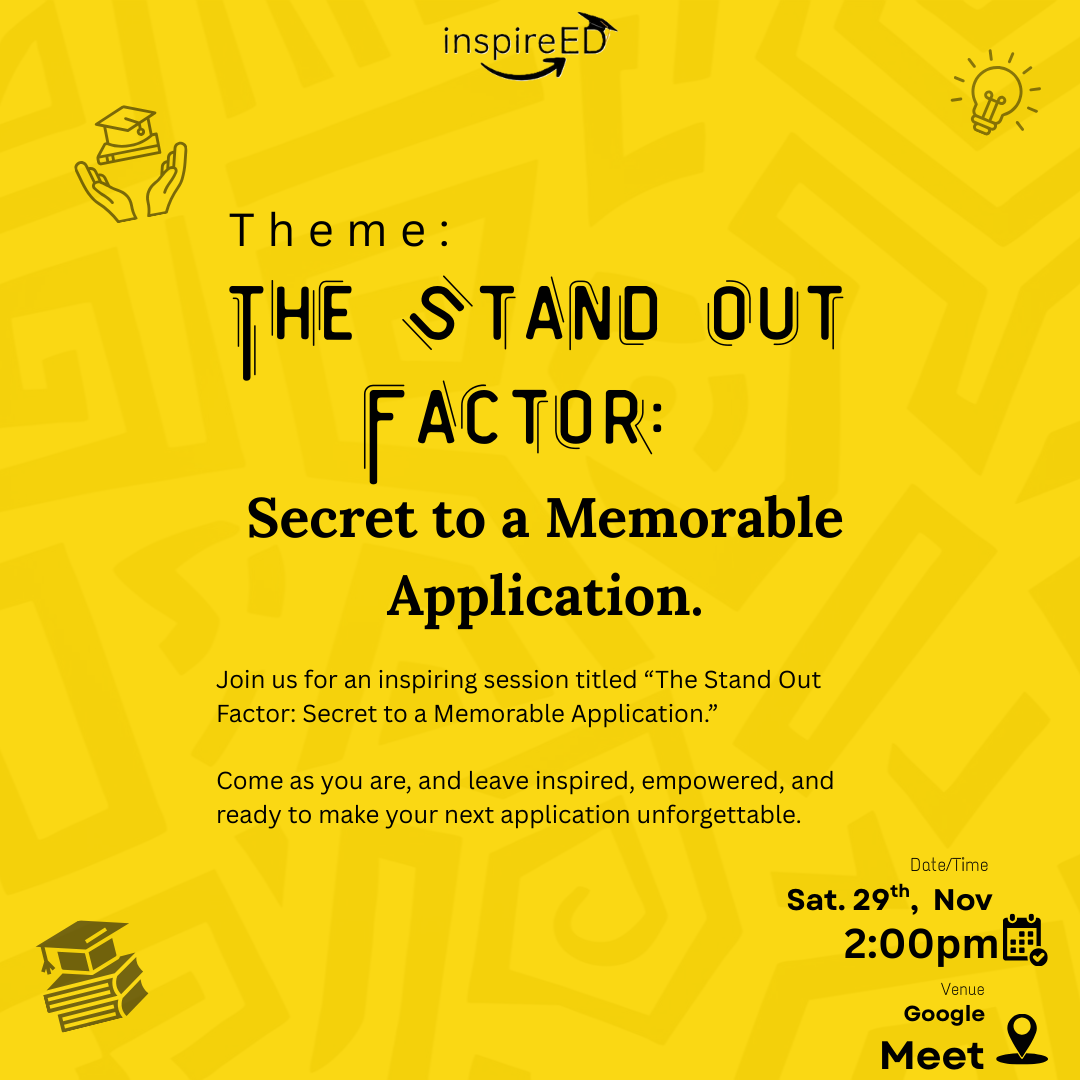 The Stand Out Factor — Secret to a Memorable Application